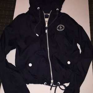 Navy blue Abercrombie windbreaker